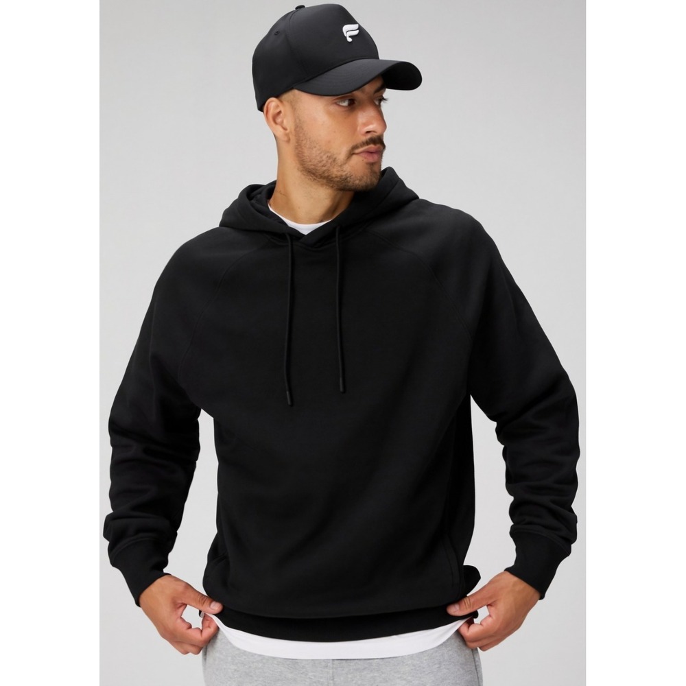 Fabletics Men's Black Performance Go‎ To Hoodie ~ Size Medium
